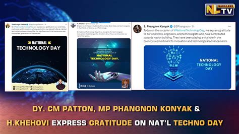 DY CM PATTON MP PHANGNON KONYAK H KHEHOVI EXPRESS GRATITUDE ON