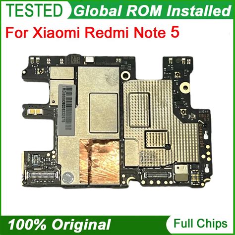 Unlocked For Xiaomi Redmi Note 5 Motherboard Origina Main Full Chips