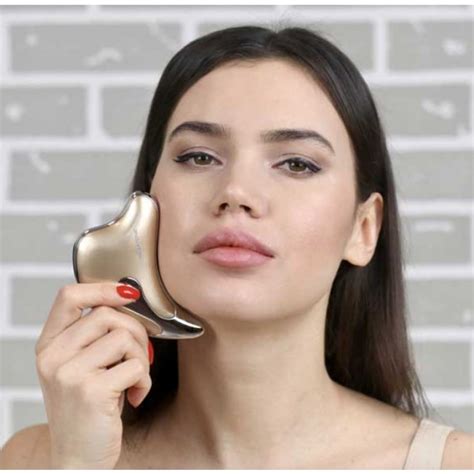 Массажер микротоки для лица + массаж гуаша Gua Sha m911, Gezatone ...