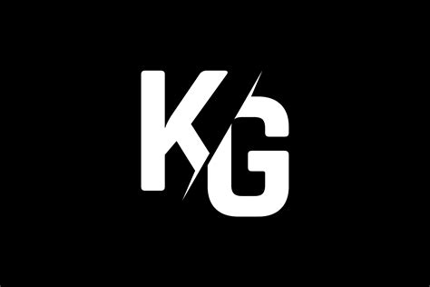 Monogram Kg Logo Design Grafik Von Greenlines Studios Creative Fabrica