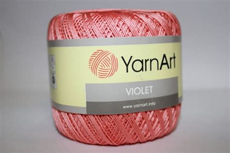 Пряжа YarnArt Violet- 100% мерсеризованный хлопок - «классная летняя ...