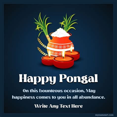 Free Happy Pongal Wishes Greeting Cards Happy Pongal Happy Pongal