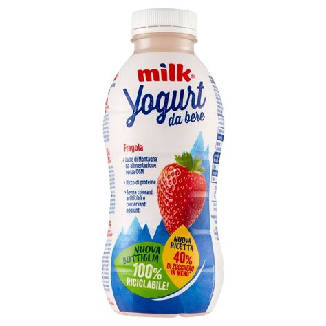 Yogurt Intero Da Bere Fragola Milk Gr Tigros