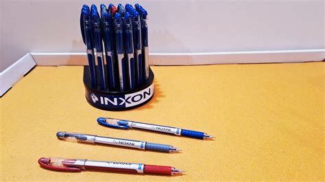 Unboxing And Review Of Doms Inxon Pen With A Soft Rubberized Grip For