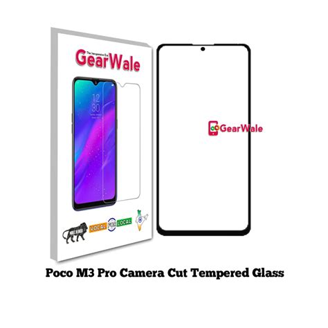 Poco M3 Pro Full Screen Tempered Glass With Camera Cut Out