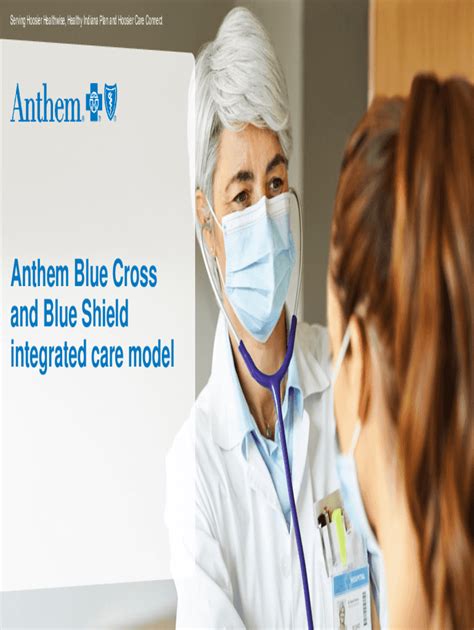 Fillable Online Anthem Blue Cross And Blue Shield Integrated Care Model