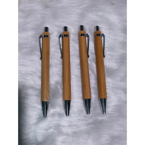 Personalized Bamboo Pen Laser Engraved Shopee Philippines