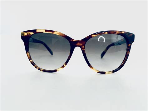 New Furla Tortoise Cats Eye Lucite Sunglasses Geometric Temple Sfu137 54 16 135 Ebay