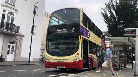 Christmas Special Journey On Brighton Hove Route Volvo B Tl