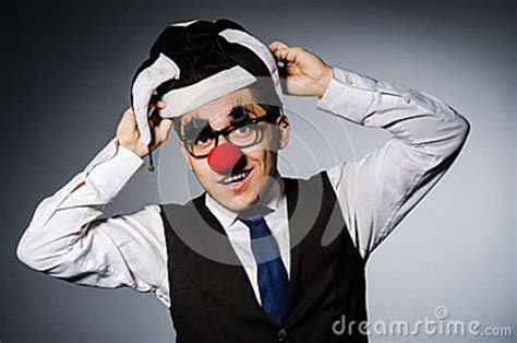 Clown Businessman Stock Photo Image Of Costume Harlequin 42205104