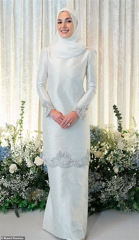 Meet The New Princess Of Brunei In 2024 Nikah Outfit Bride Dress