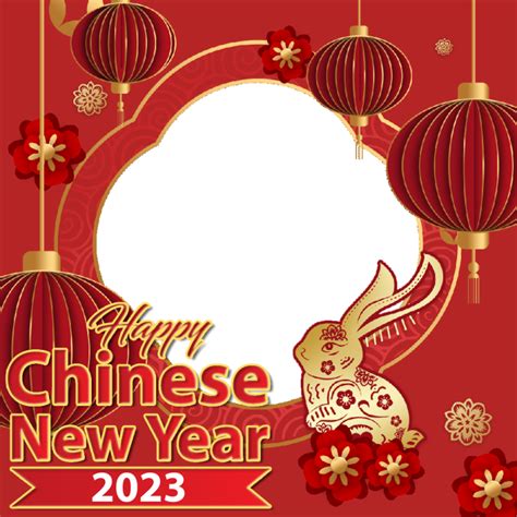 Chinese New Year 2023 Lucky Wishes Photo Template