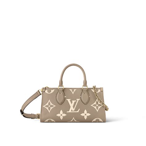 Onthego East West Bicolor Monogram Empreinte Leather Handbags Louis Vuitton