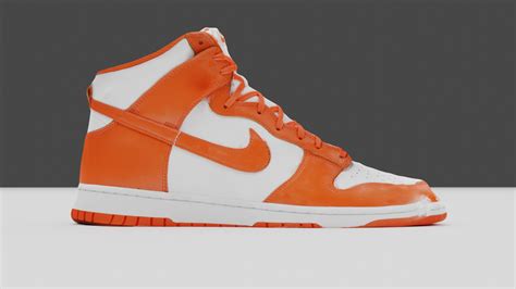 Artstation Nike Dunk High Syracuse 2021 Game Assets