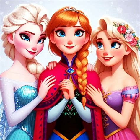 Pin By Lin On Disney Art F R I E N D S In Frozen Pictures