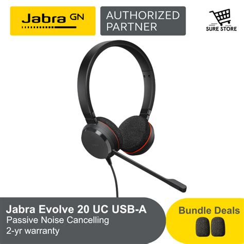 Jabra Evolve Uc Usb Passive Noise Cancelling Headset Lazada Ph