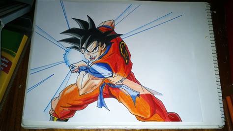 Dibujando A GOKU Kame Hame Ha Drawing Goku Kame Hame Ha How To Draw