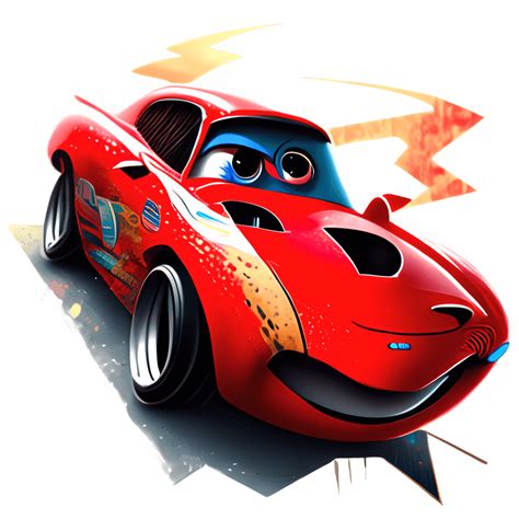 Modern Lightning McQueen Graphic · Creative Fabrica