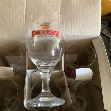 Verres Biere Ackerland Cl Neuf Verres A Pied Ebay