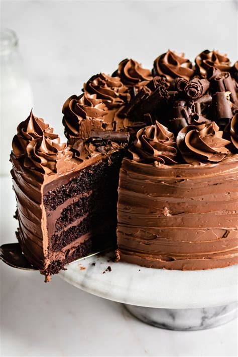 Triple Chocolate Layer Cake The Cozy Plum