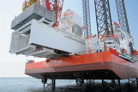 Cantilever Extends Workover Reach For Gms Jackup Barges Offshore