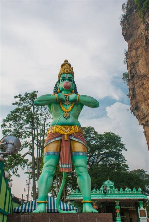 Batu Caves Cave Of Ramayana And The Hanuman Statue Kuala Lumpur