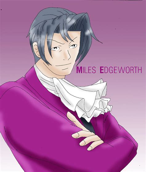 Miles Edgeworth by Mewx50 on DeviantArt