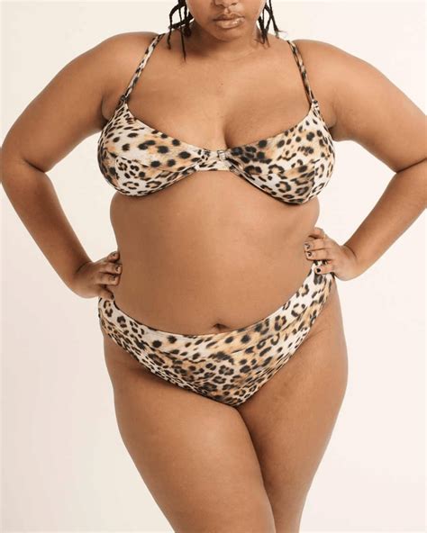 Leopard Print High Leg Brief Tkd Lingerie