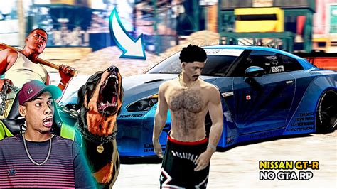 LEVEI UM NISSAN GT R PARA O DESMANCHE NO GTA RP BRAZUCA CITY RP EP