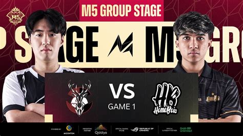 ID M5 Group Stage Hari 6 THEOHIOBROTHERS VS HOMEBOIS GAME 1 YouTube