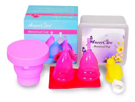 2 Copa Menstrual Aneer Vaso Esterilizador Limpiador Estuche Cuotas