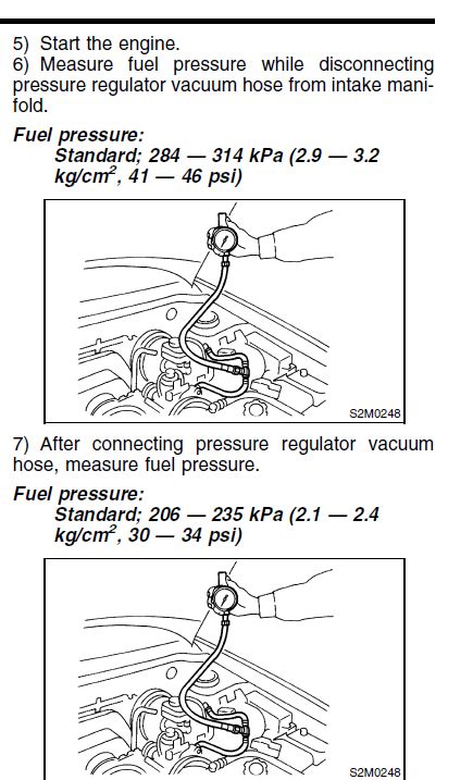 2002 VDC Fuel Pressure 200 Psi Fuel Filter Subaru Outback Forums