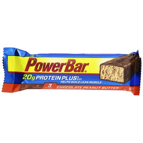 Pricecasepowerbar Protein Plus Gluten Free Chocolate Peanut Butter Protein Bars 212 Ounces