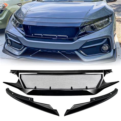 American Modified Sports Grille W Steel Mesh Compatible With 2016 2021