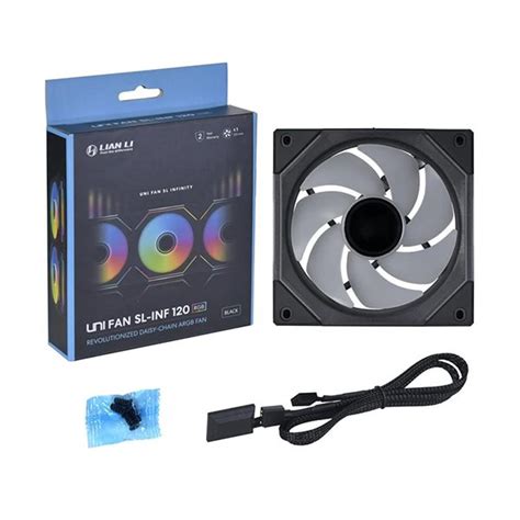 Lian Li Uni Fan Sl Infinity Black Rgb System Fan Mm