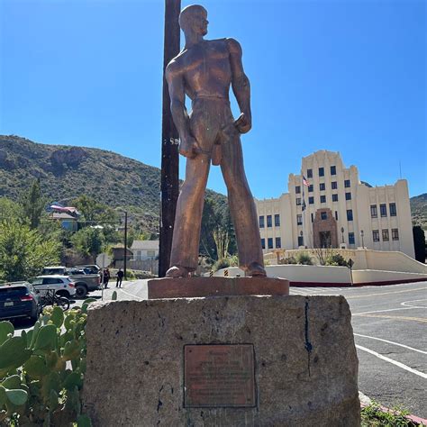 Bisbee Copper Miner Statue In Bisbee AZ With Photos