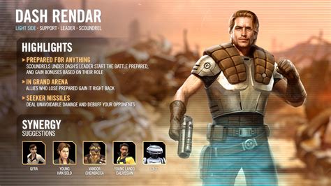 Developer Insights Dash Rendar Star Wars Galaxy Of Heroes Forums