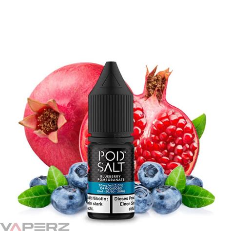 Pod Salt Fusion Blueberry Pomegranate Ml Vaperz De