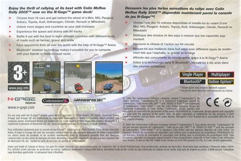 Colin Mcrae Rally Cover Or Packaging Material Mobygames