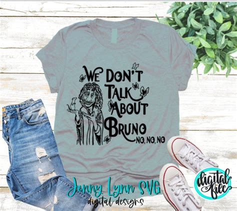 Encanto SVG We Dont Talk About Bruno SVG Shirt Digital Files Etsy Ireland