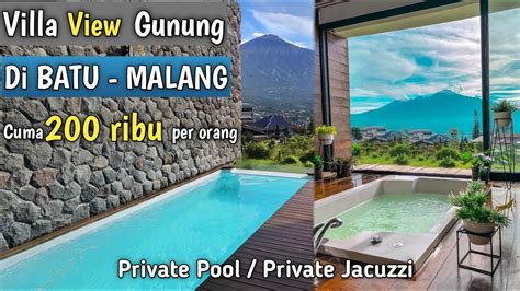 Rekomendasi Villa Di Batu Malang Private Pool Jacuzzi Di The