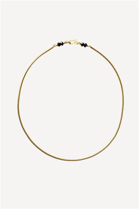 Black Nude Spinel Necklace Elhanati