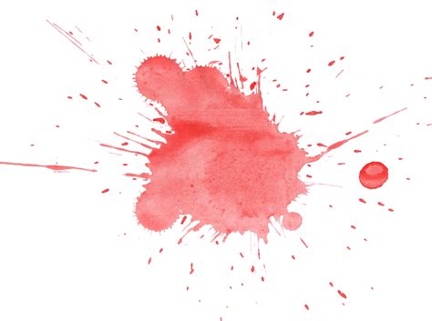 Red Watercolor Splatter Png Transparent Onlygfx