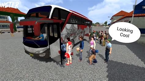 New Bus 1st Journey Bus Simulator Indonesia Map Mod Youtube