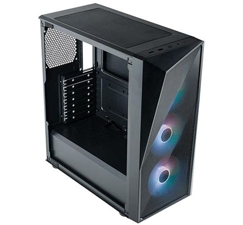 Cooler Master Cmp Argb Windowed Mid Tower Case Tempered Glass Cp