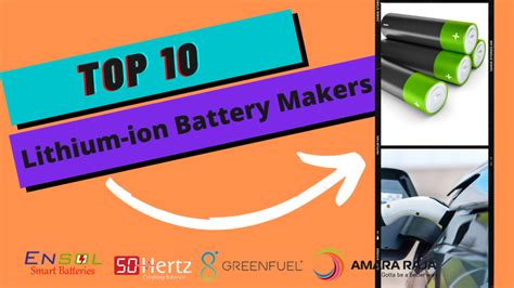 Top Lithium Ion Battery Manufacturers In India