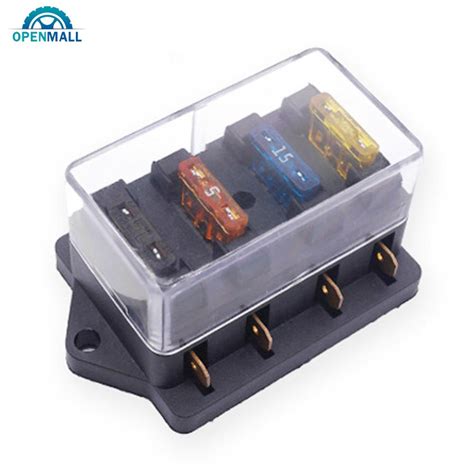 Openmall Way Car Circuit Standard Blade Fuse Box Block Holder For V