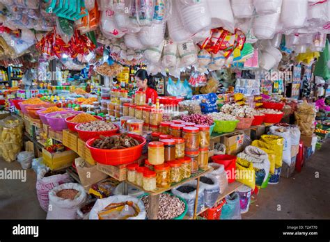 Phsar Nath Central Market Battambang Cambodia Asia Stock Photo Alamy