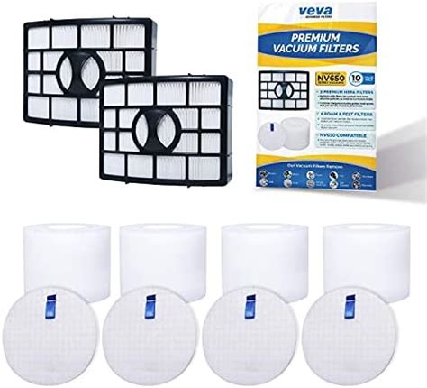 Amazon VEVA Complete Premium Vacuum Filter Set Including 2 HEPA 4