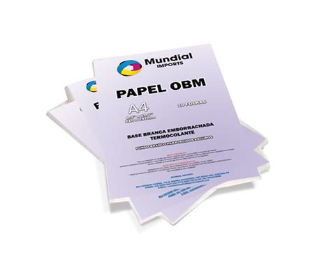 Papel Obm Toque Zero Tamanho A Pacote Folhas Mundial